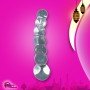Ultra Beaded Crystal Glass dildo GD-008