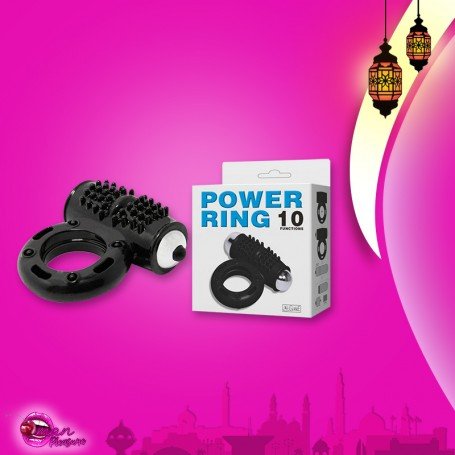 PRETTY LOVE BLACK POWER RING CR-021