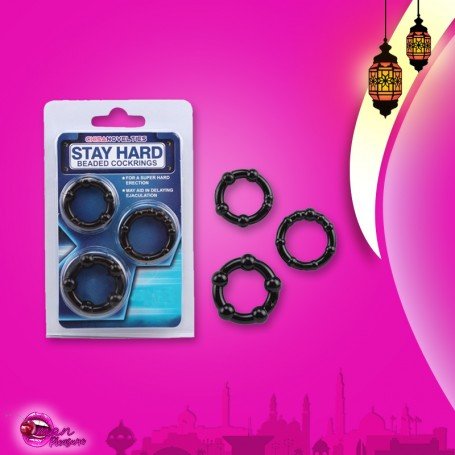 STAY HARD BEADED COCKRINGS CR-020