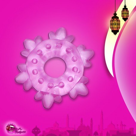 Heavy Cock Ring-Ice Flower CR-006