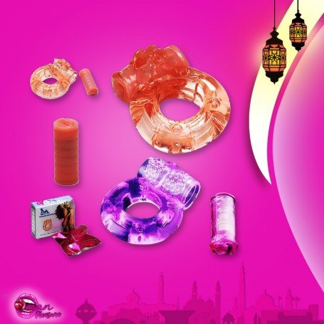 Cock Ring Vibrator 2pcs CR-001