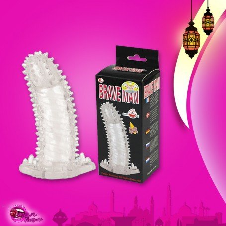 BRAVE MAN Crystal Penis Extension Sleeve PES-024