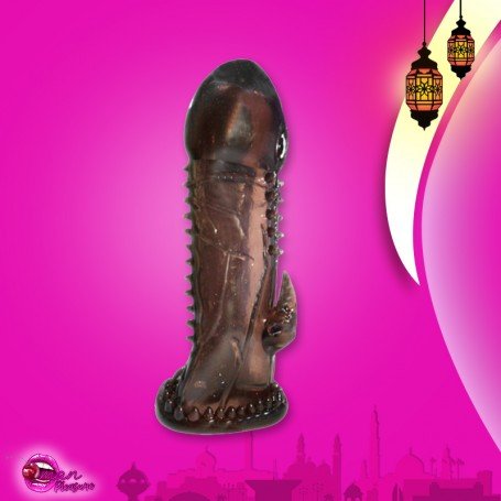 Ultra Flexible soft cock sleeve penis extender PES-017