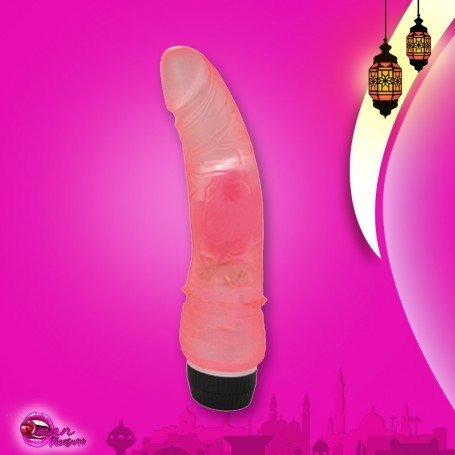 Ultra Slim Flexidick with vibrating Jelly RSV-035