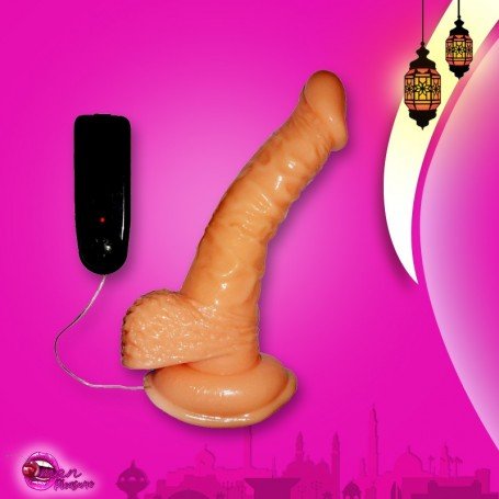 Whoppers Curved Vibrating Suction Cup Dildo RSV-078