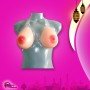 Silicone Breast 550 gms/pair with Transperant Bra SBP-001