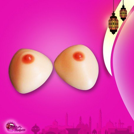 Silicone Breast Triangle D Cup SBP-003