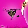 Leopard Grain Underwear Remote control vibrating t-back VP-002