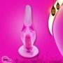 Crystal Anal Vibrating Butt Plug With Suction Cup AD-025