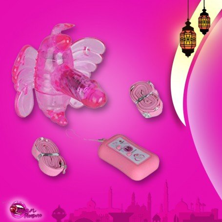 Butterfly Remote Control Strap On Vibrator SO-009