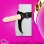 LeLuv 8 Male Hollow Vibrating Strap On SO-016