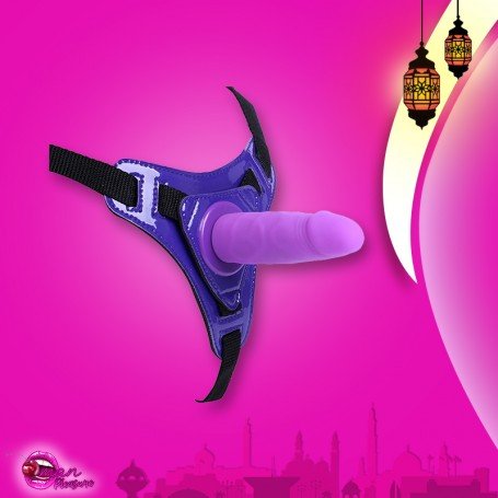 Ultra Elastic Harness Lesbian Strapon Dildo SO-019