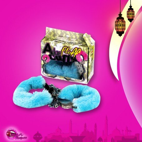 Ankle Fluff Cuffs with Keys BDSM-012