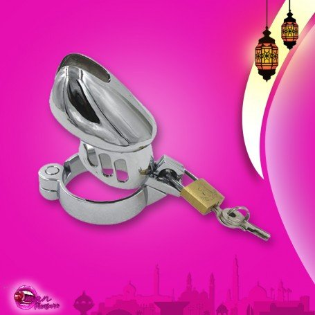 3 Size Metal Male Chastity Device Belt Cock Cages BDSM-022