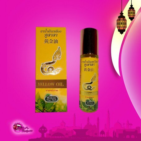 Thai herbal massage yellow oil THP-001